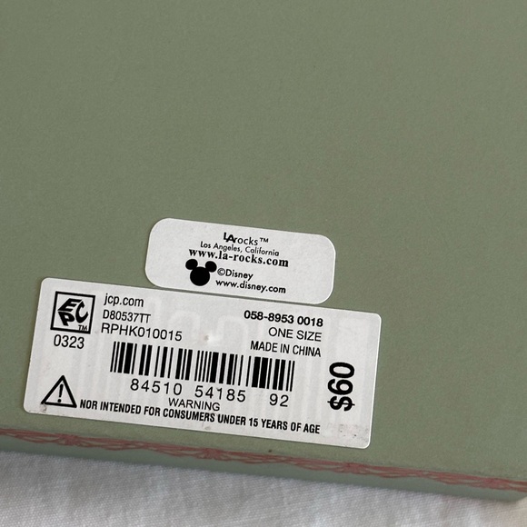 DISNEY CLASSICS 3 PAIR HEART MINNIE MOUSE EARRING SET - Picture 4 of 5